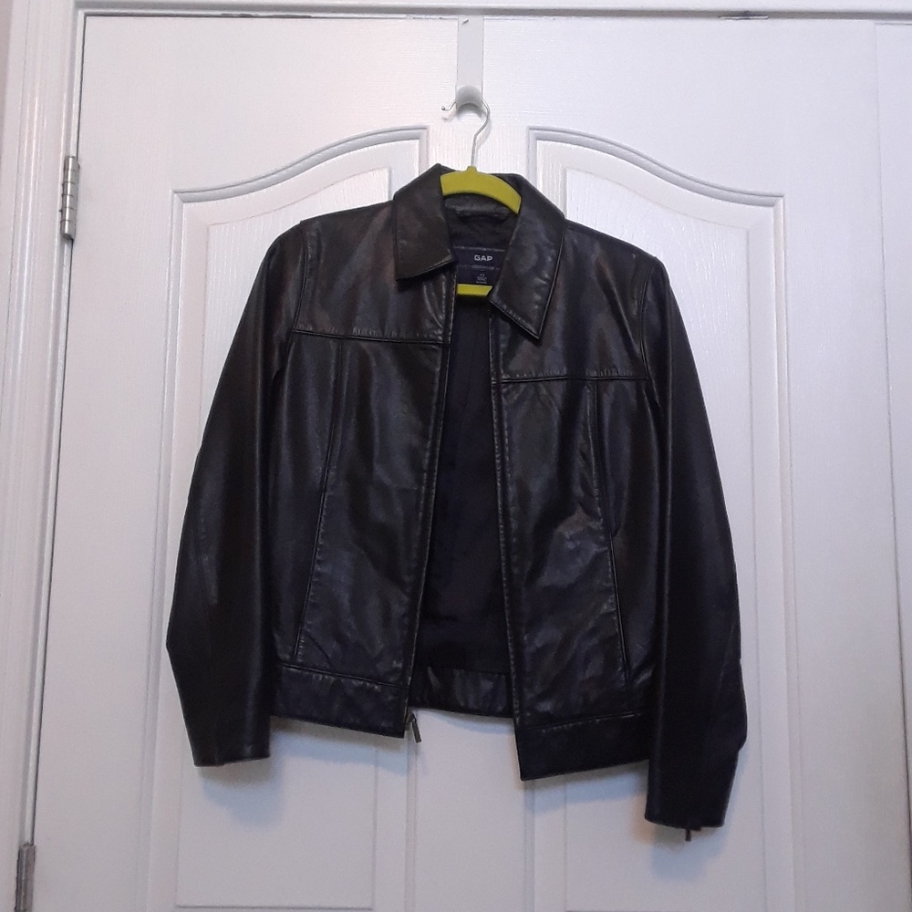 Gap leather jacket